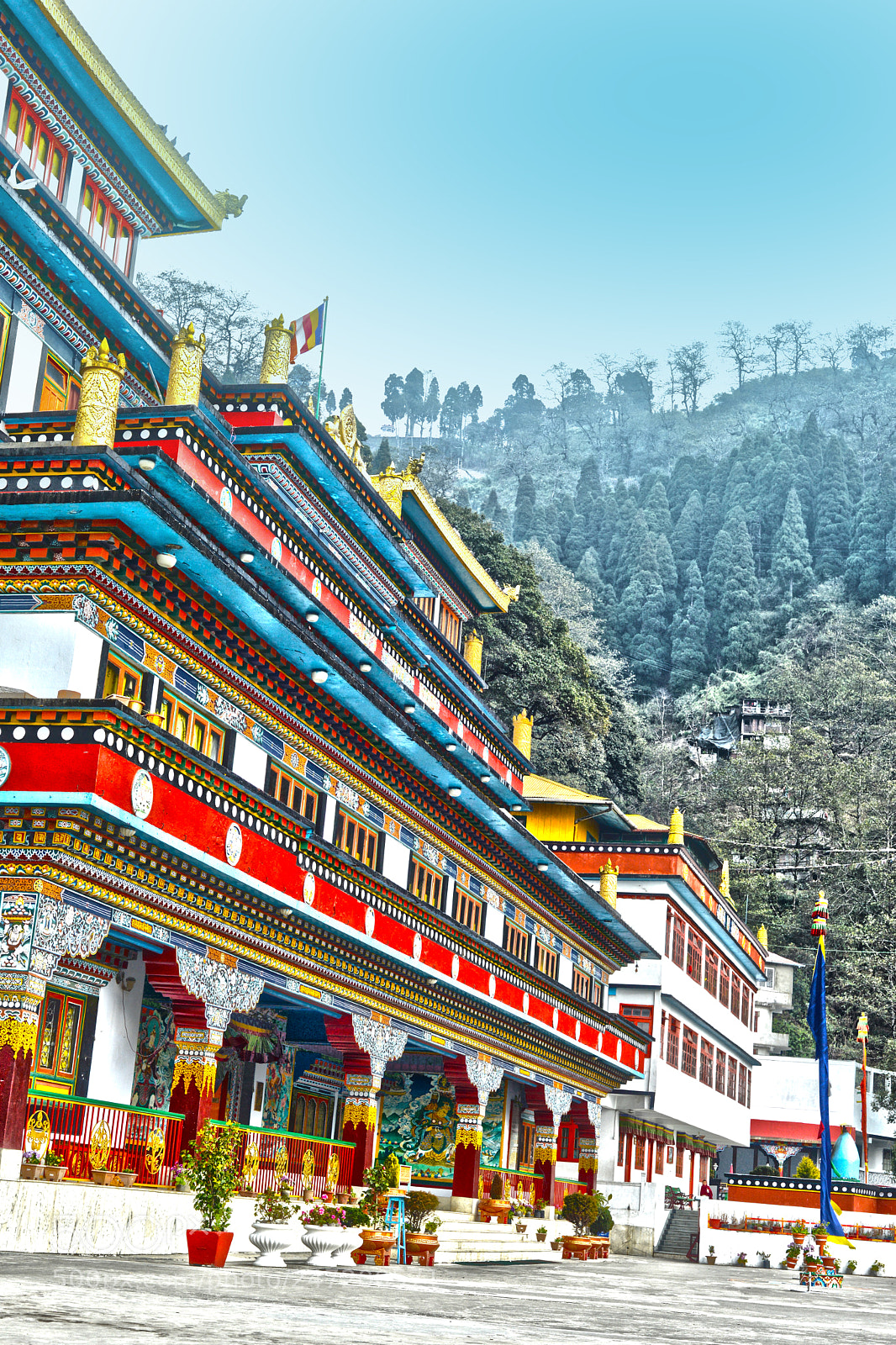 Nikon D610 sample photo. A monastery near darjeeling,west photography