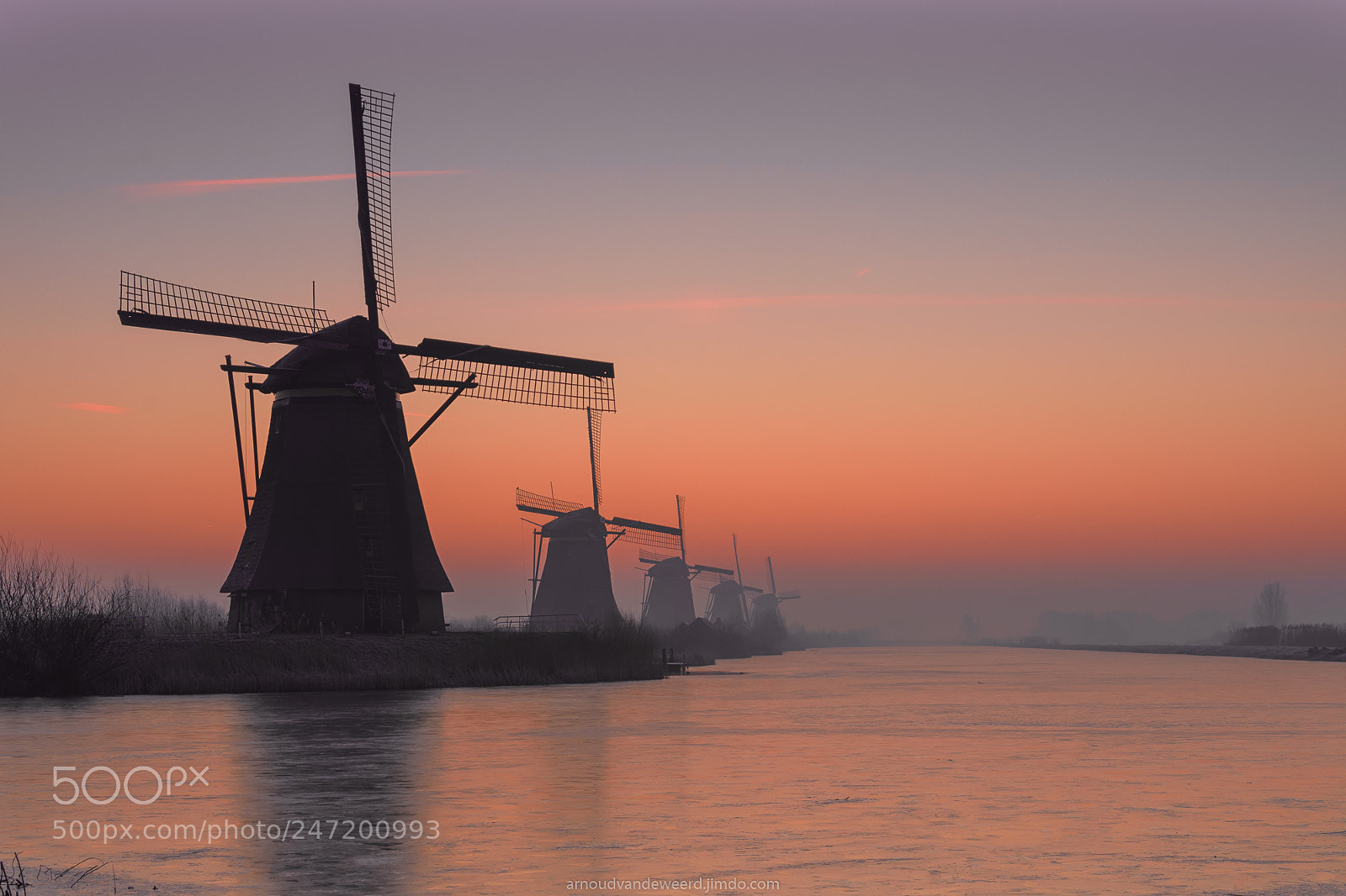 Nikon D7200 sample photo. Kinderdijk at dawn photography