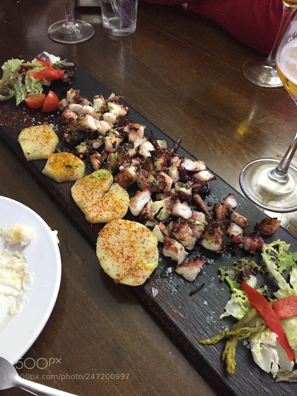Apple iPhone 6 sample photo. Pulpo a la brasa photography