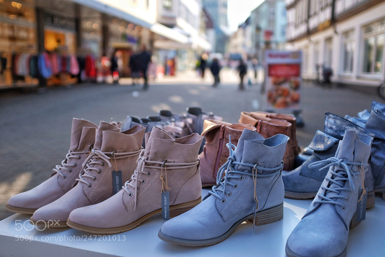 Fujifilm X100F sample photo. Shoes in the city photography