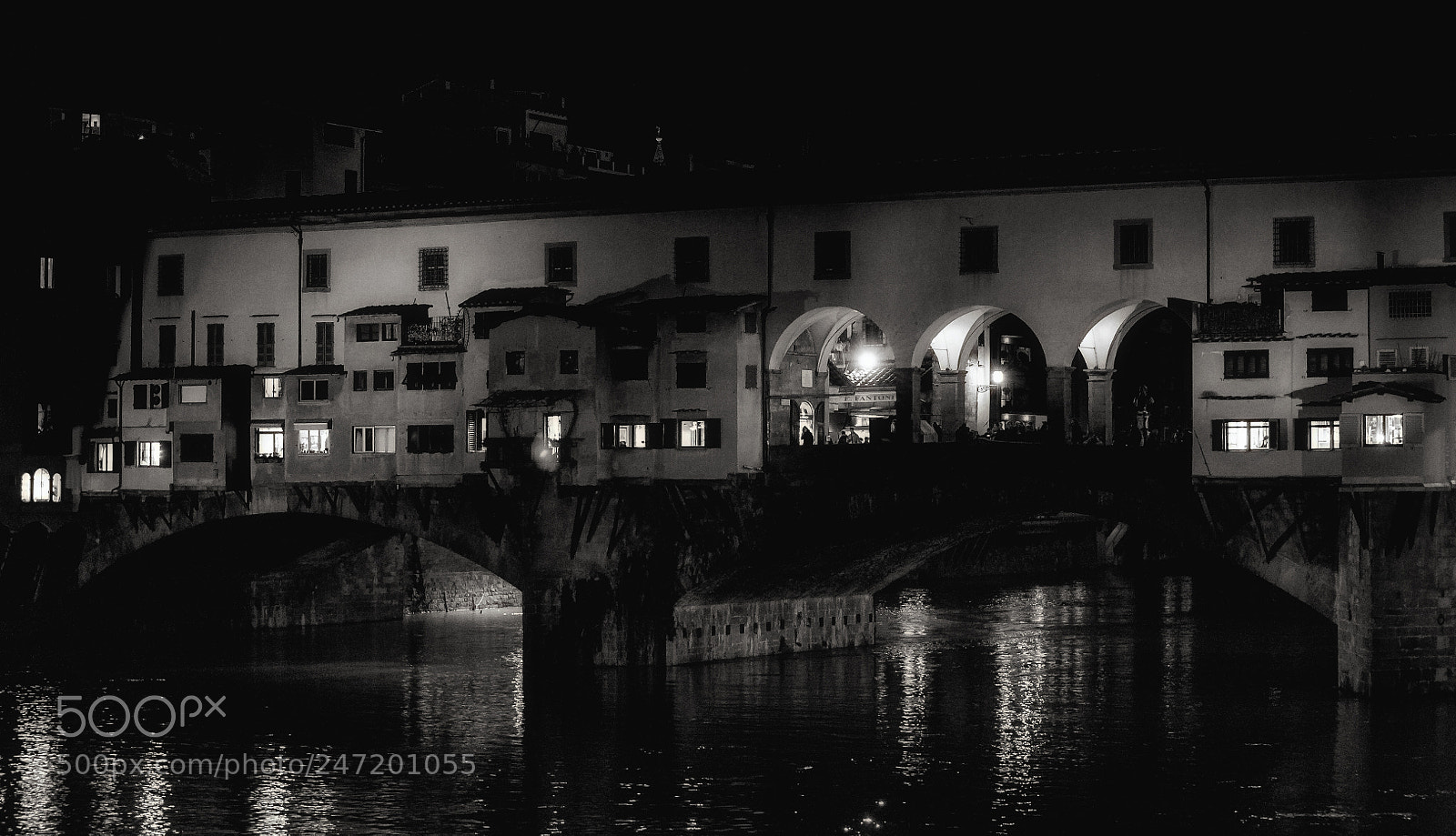 Nikon D700 sample photo. Florence-old bridge photography