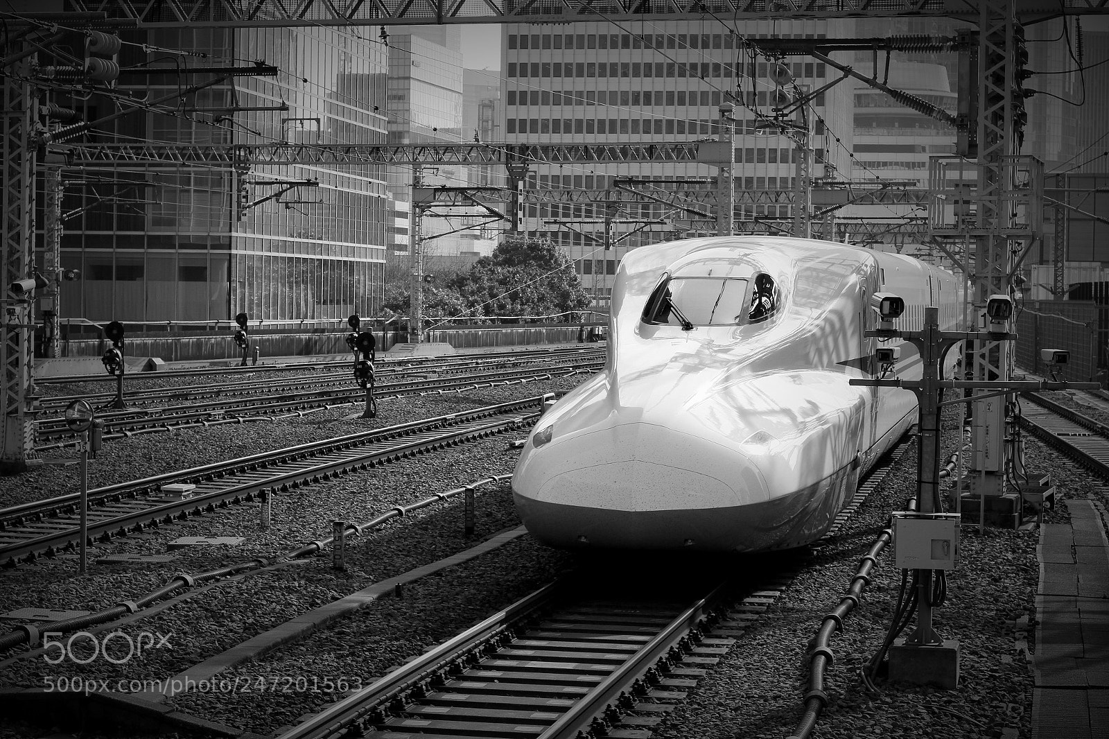 Canon EOS 7D sample photo. Bullet train high speed photography