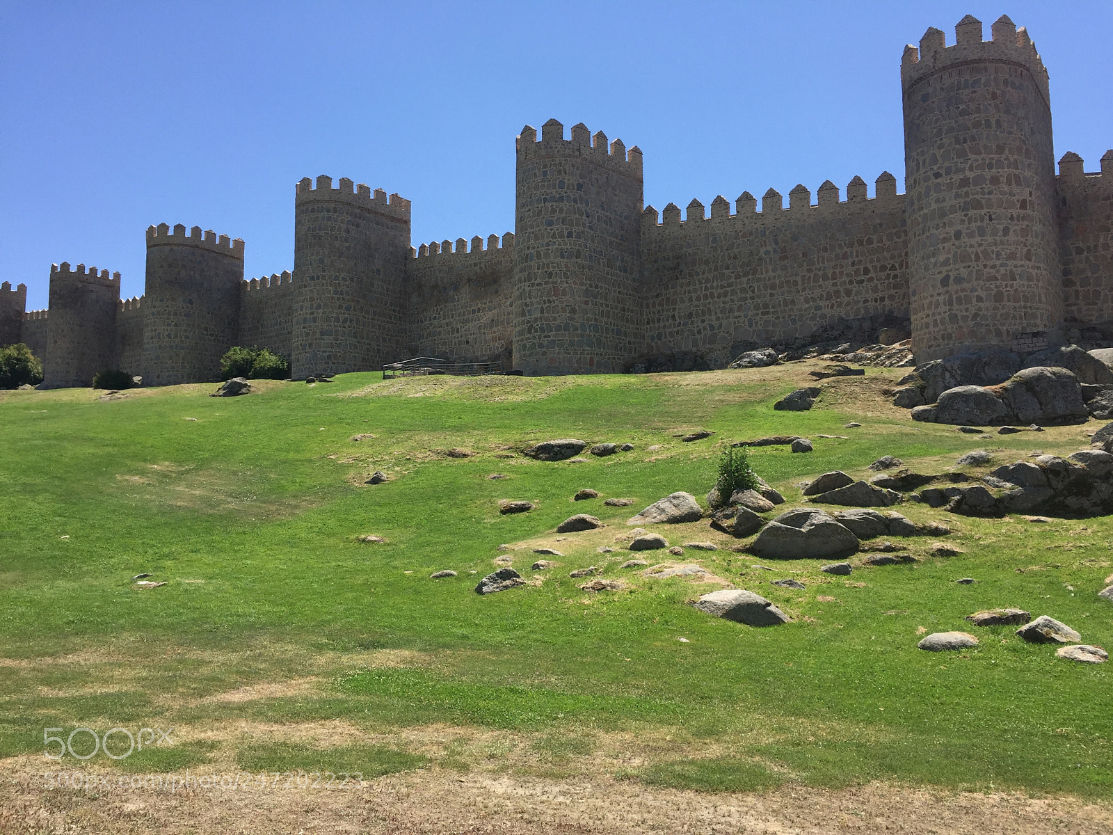 Apple iPhone 6 sample photo. Muralla de avila photography