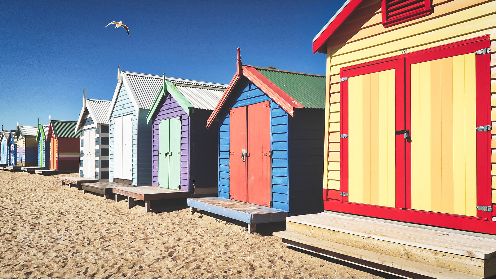 Canon PowerShot G7 X Mark II sample photo. Brighton bathing boxes photography