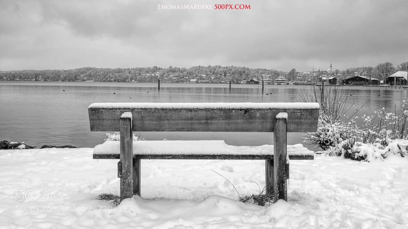 Sony Cyber-shot DSC-RX100 IV sample photo. Silence lake bw photography