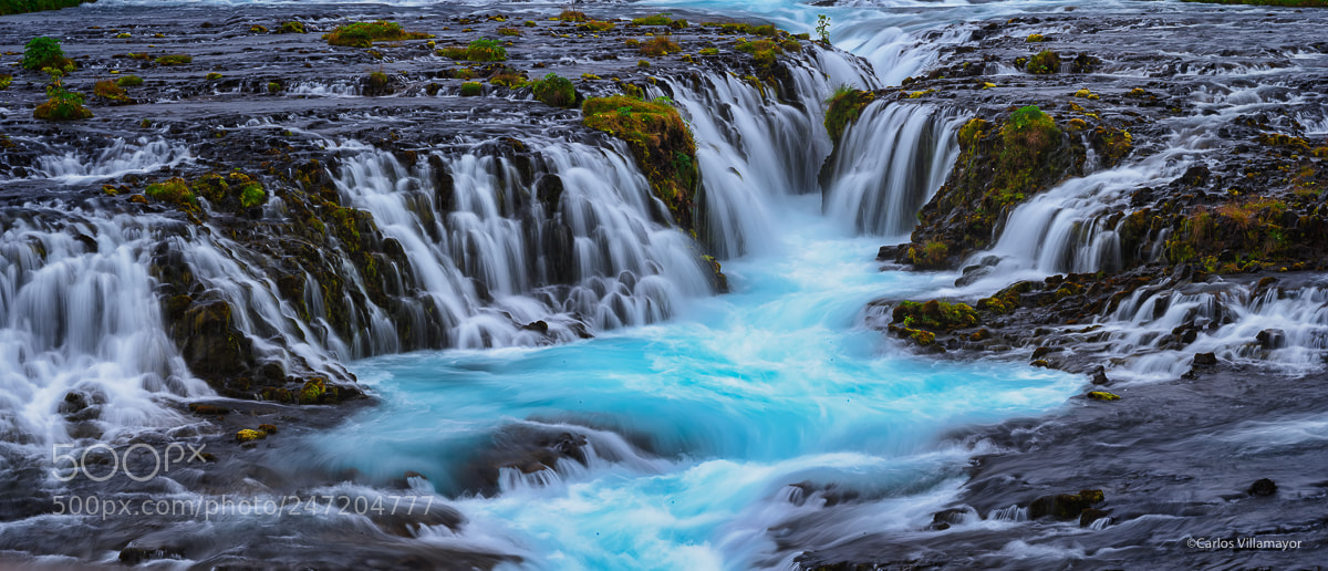 Nikon D810 sample photo. Bruarfoss panor mica de photography
