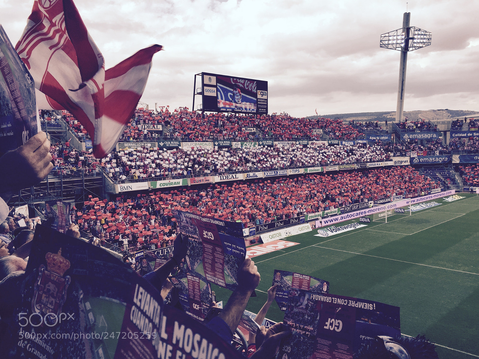 Apple iPhone 6 sample photo. Estadio nuevo los carmenes photography