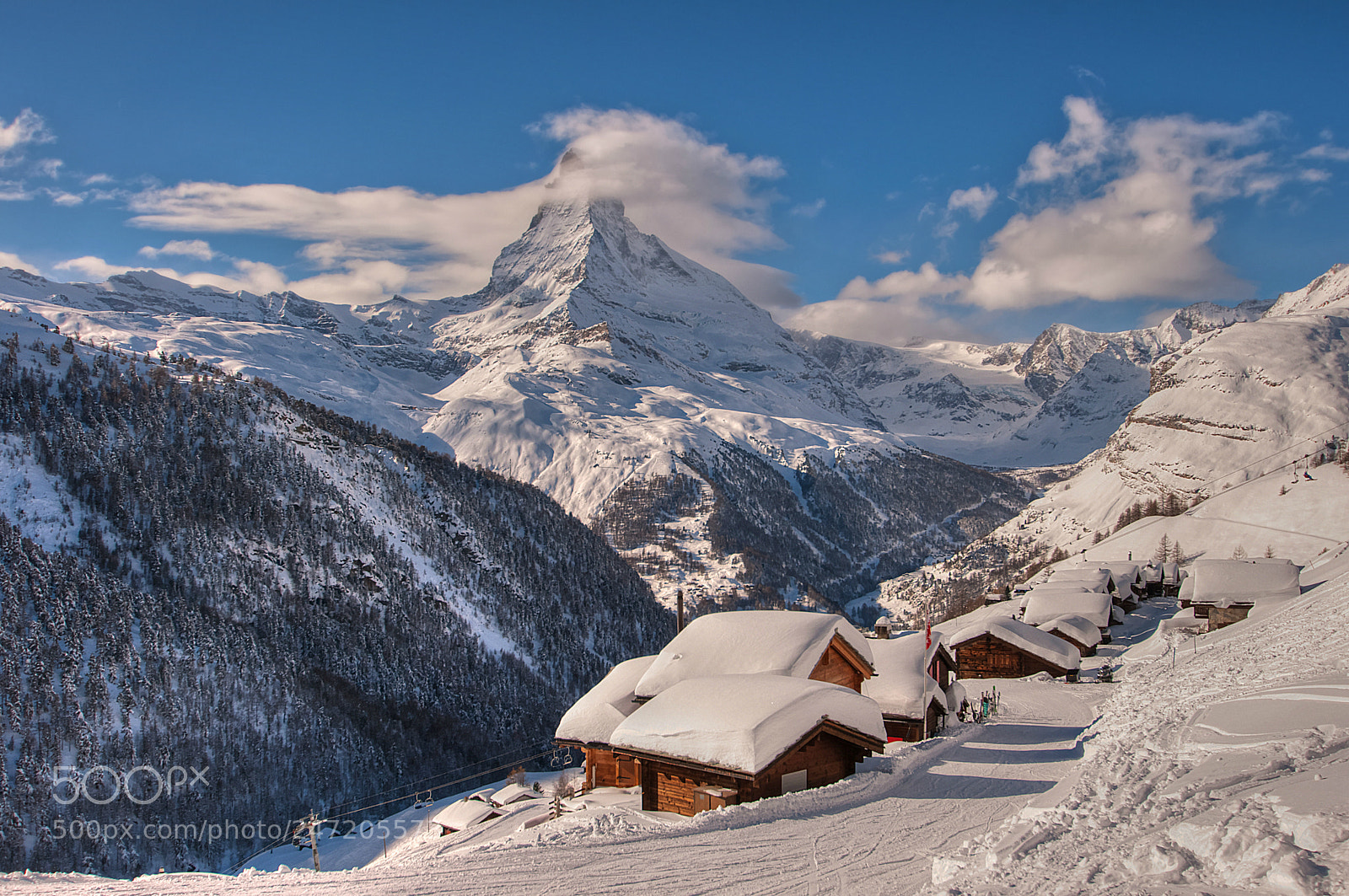 Pentax K-7 sample photo. Findeln zermatt photography