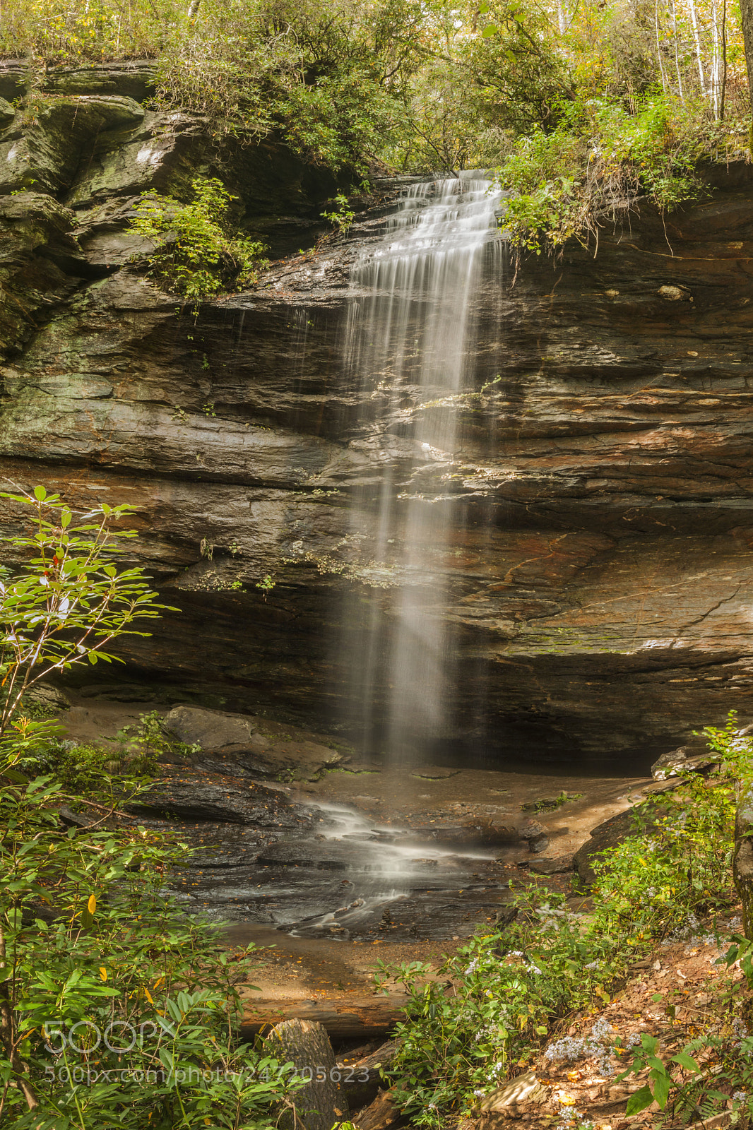 Nikon D90 sample photo. Moore cove falls, nc photography