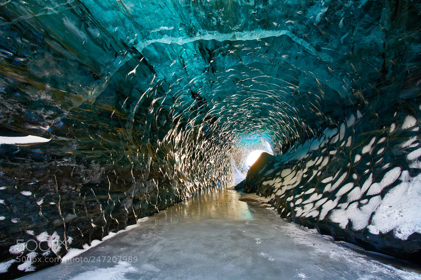 Nikon D850 sample photo. Ice cave photography