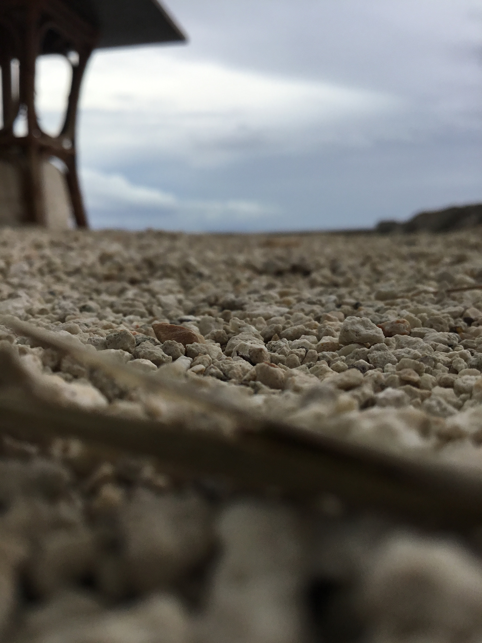 Apple iPad (5th generation) sample photo. Tiny rocks and the sky photography