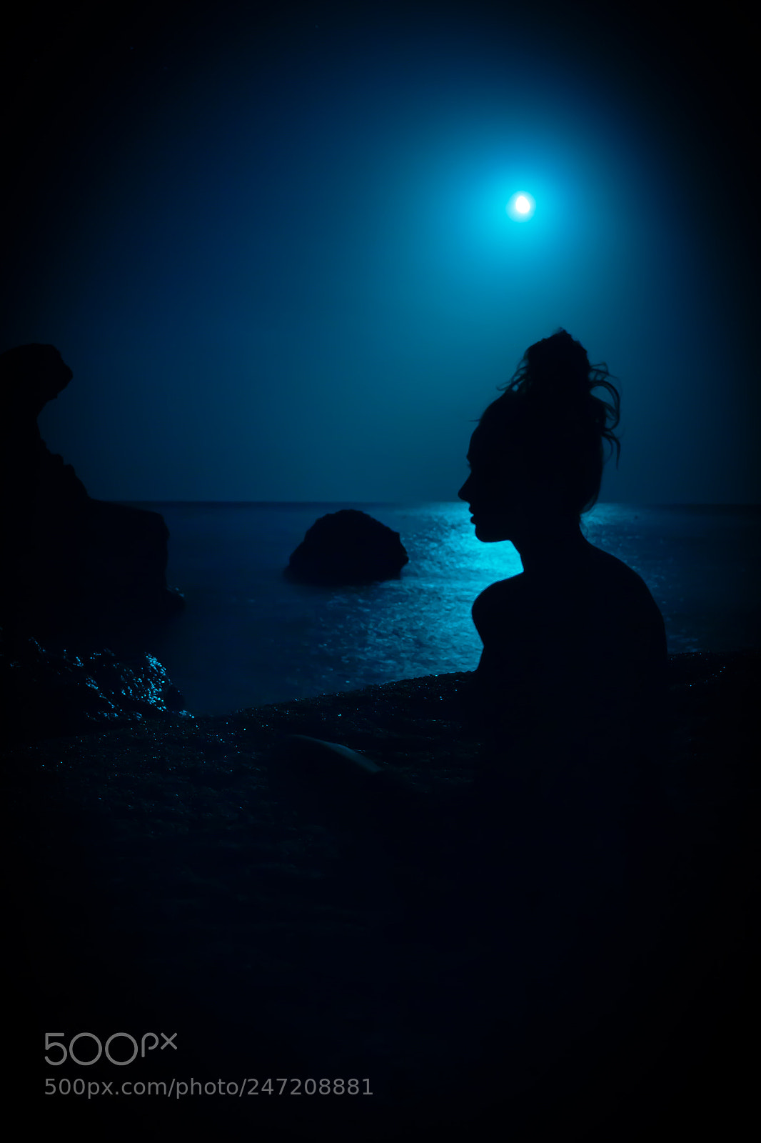 Canon EOS 600D (Rebel EOS T3i / EOS Kiss X5) sample photo. Blue moon photography