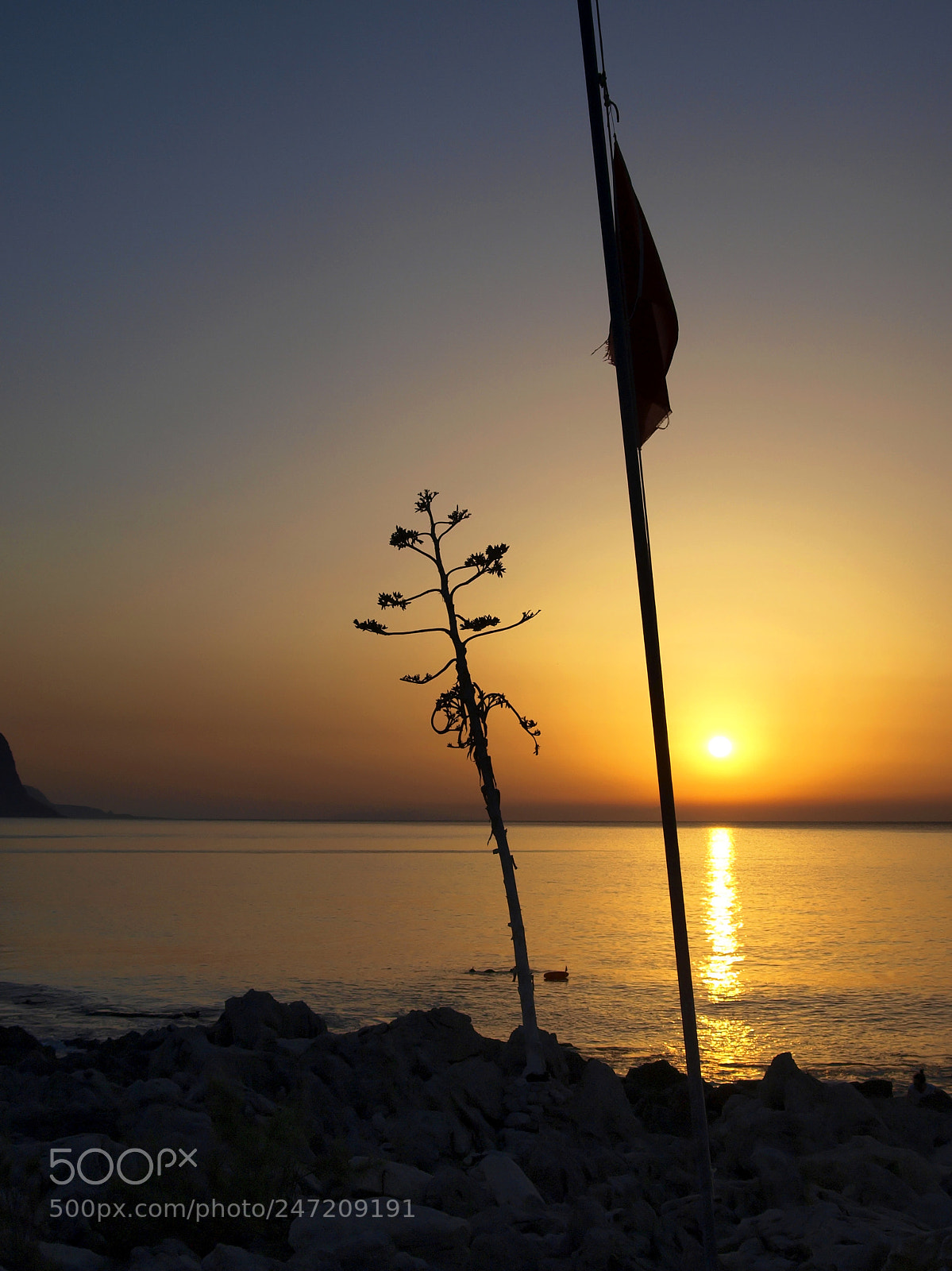 Olympus E-420 (EVOLT E-420) sample photo. Sunset in sicily photography