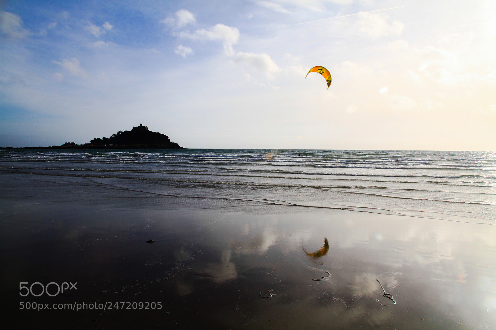 Canon EOS 7D sample photo. Kite surfer photography