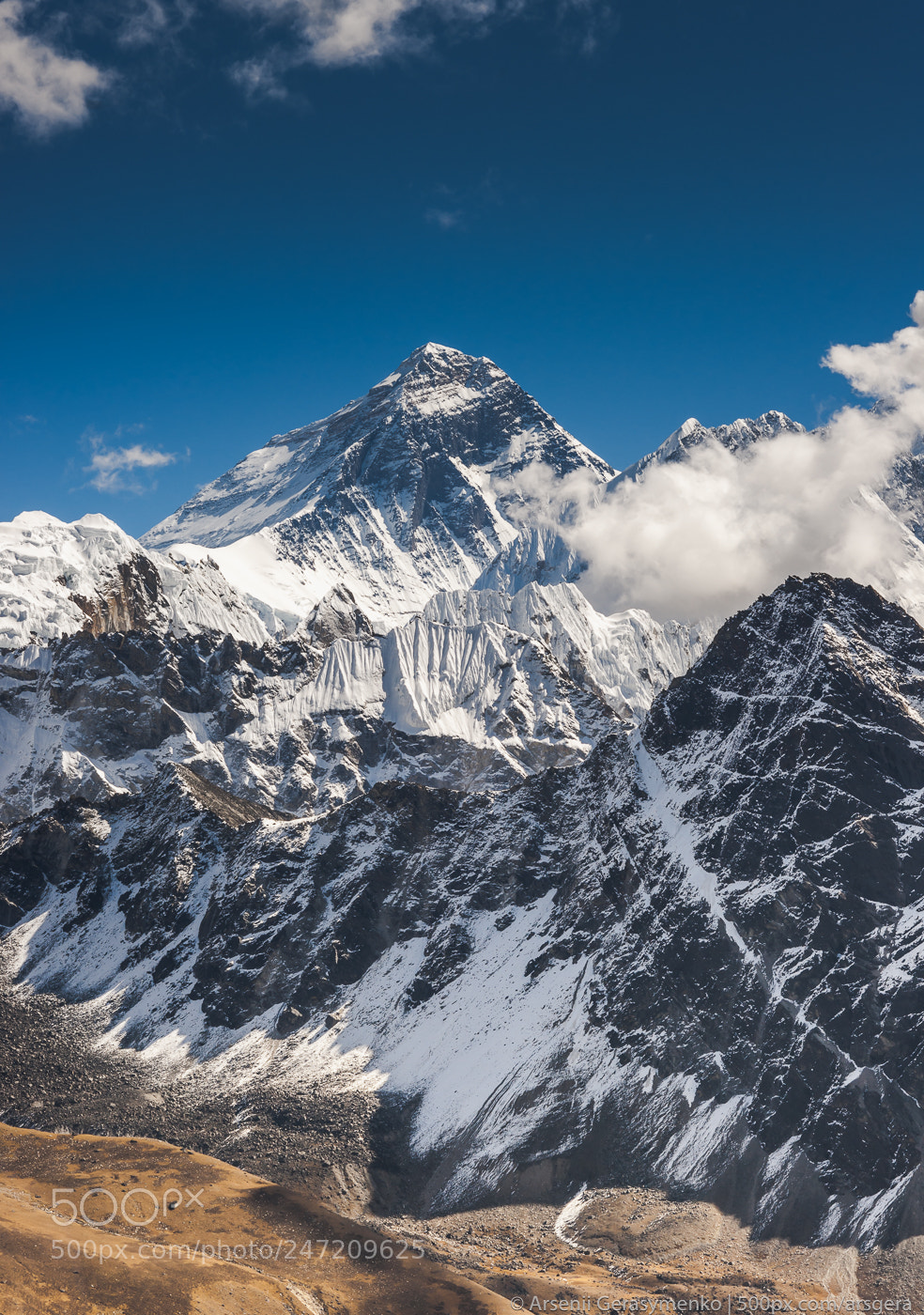 Sony Alpha DSLR-A900 sample photo. Everest summit from gokyo photography