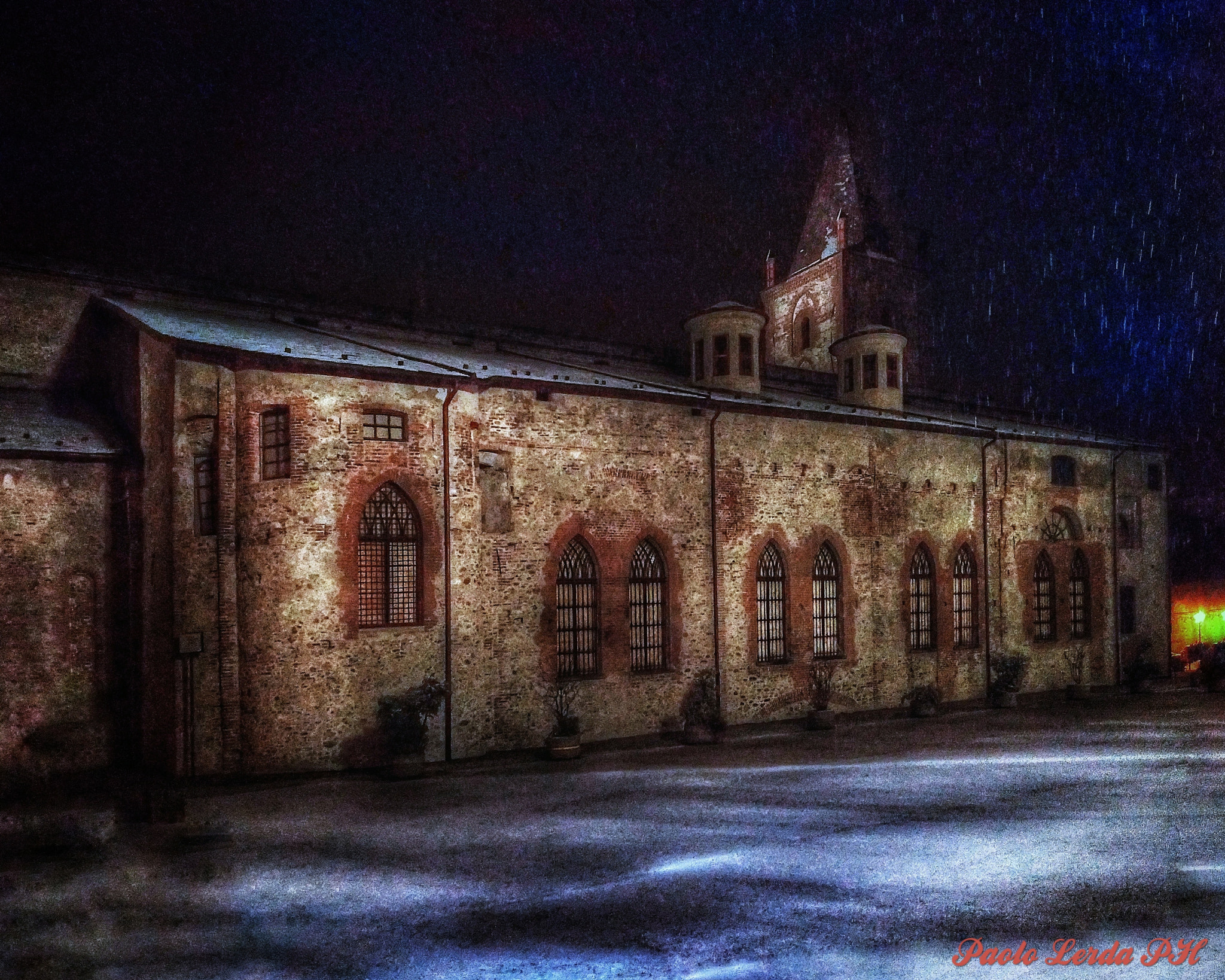 ASUS ZenFone 3 (ZE552KL) sample photo. Church of st. francisco (museum) ....night snowfall....       cuneo italy photography