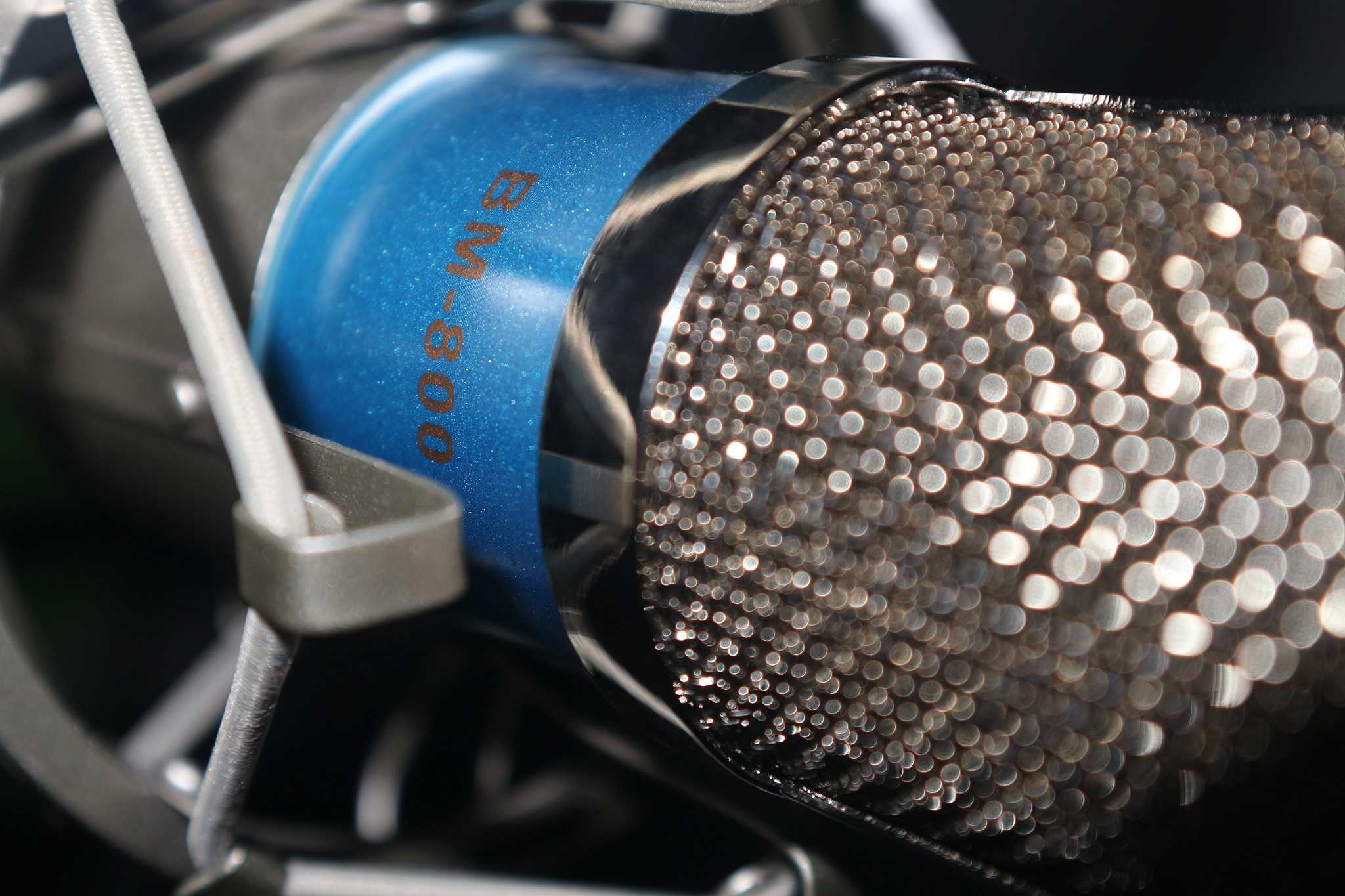 Canon EOS M10 sample photo. A macro shot of a microphone photography