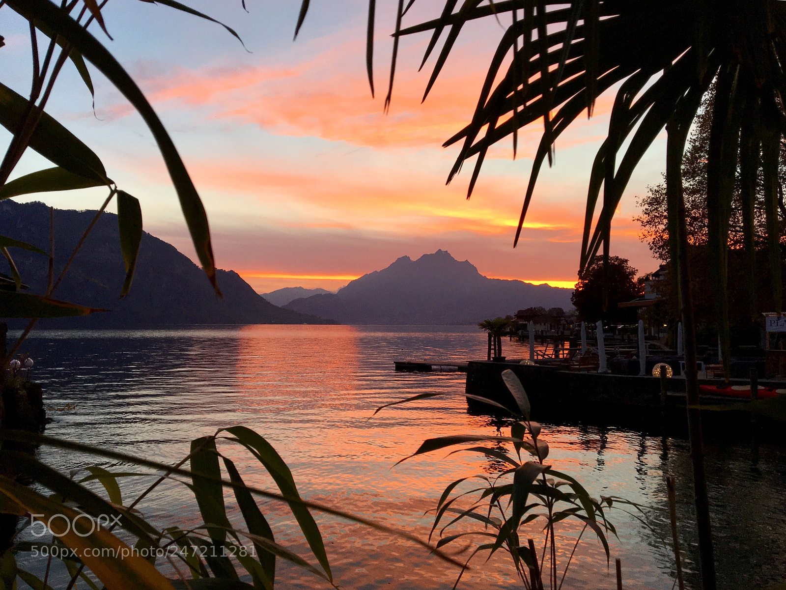 Apple iPhone 6s sample photo. Sonnenuntergang in weggis photography