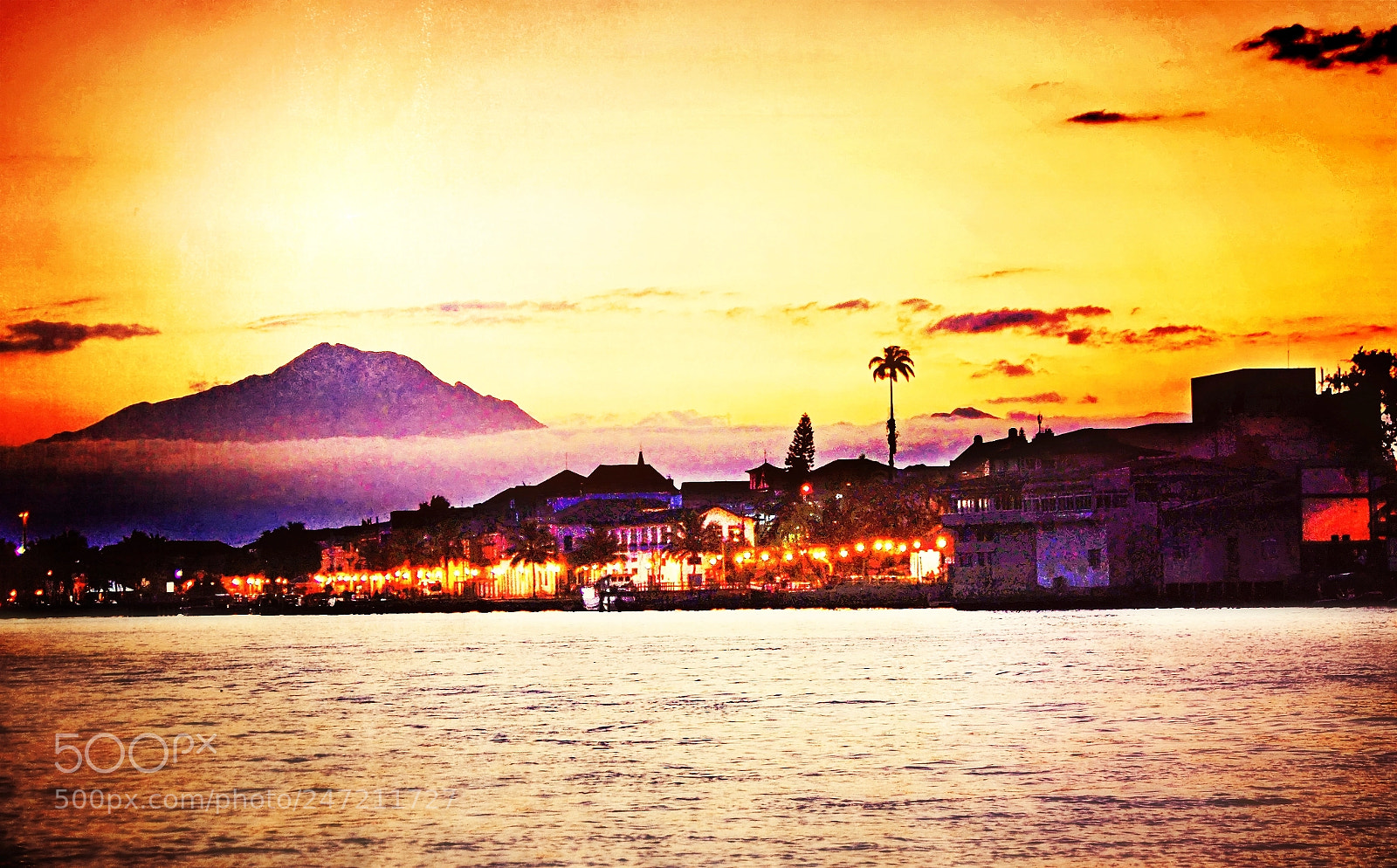 Nikon D40 sample photo. Sunset over a small photography