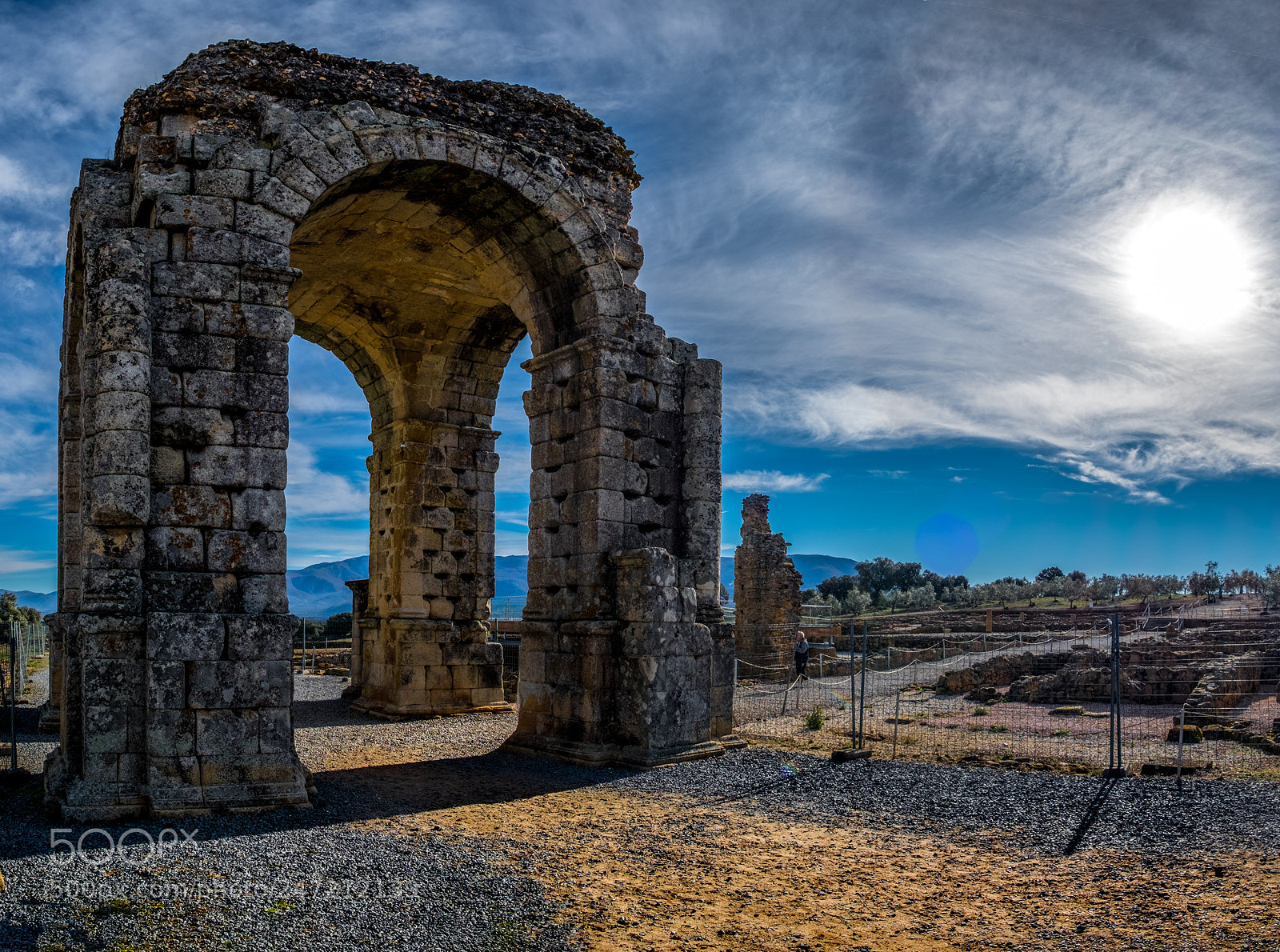 Fujifilm X-T10 sample photo. Ciudad romana caparra photography