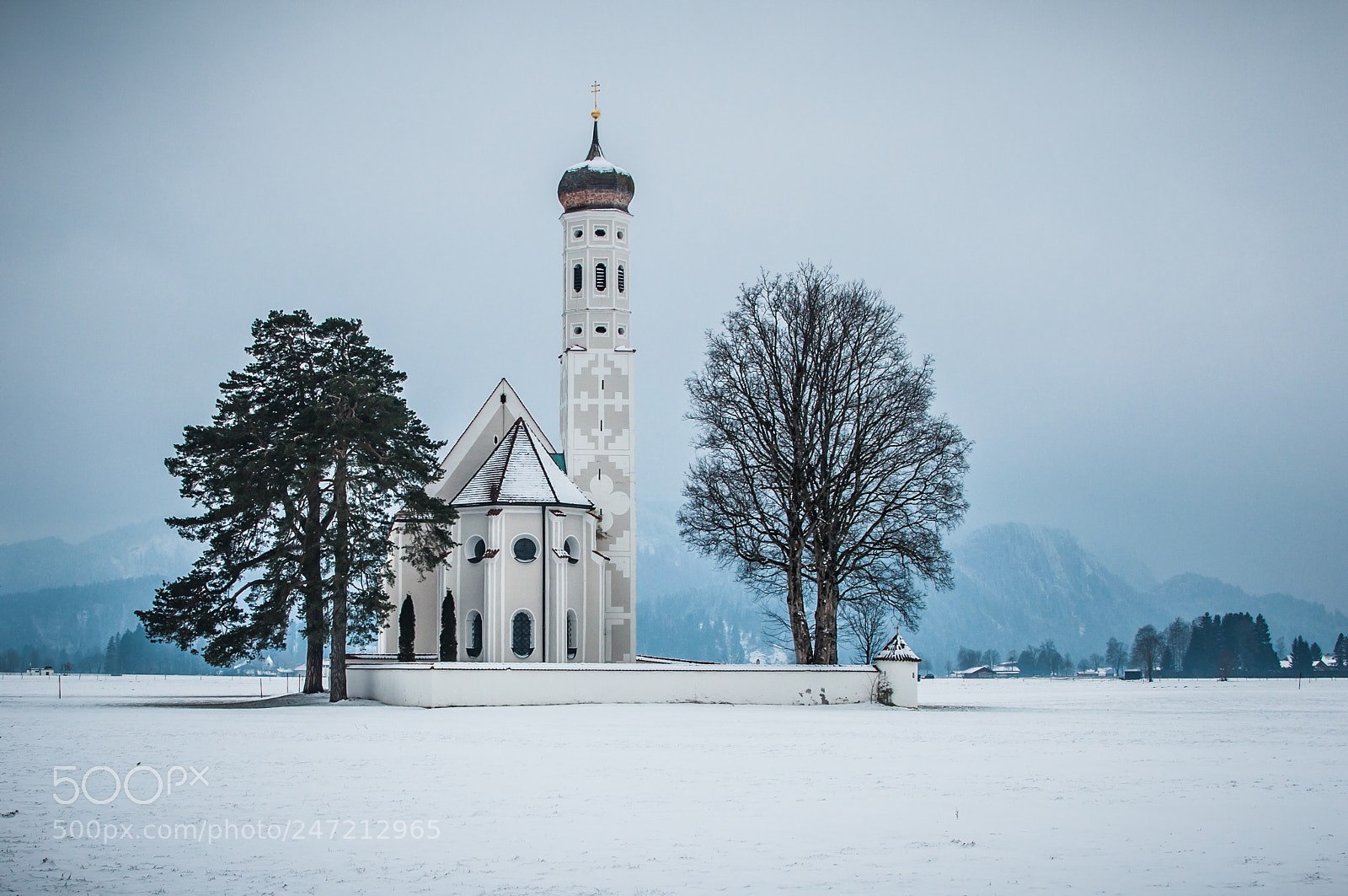 Nikon D90 sample photo. Lonely church photography