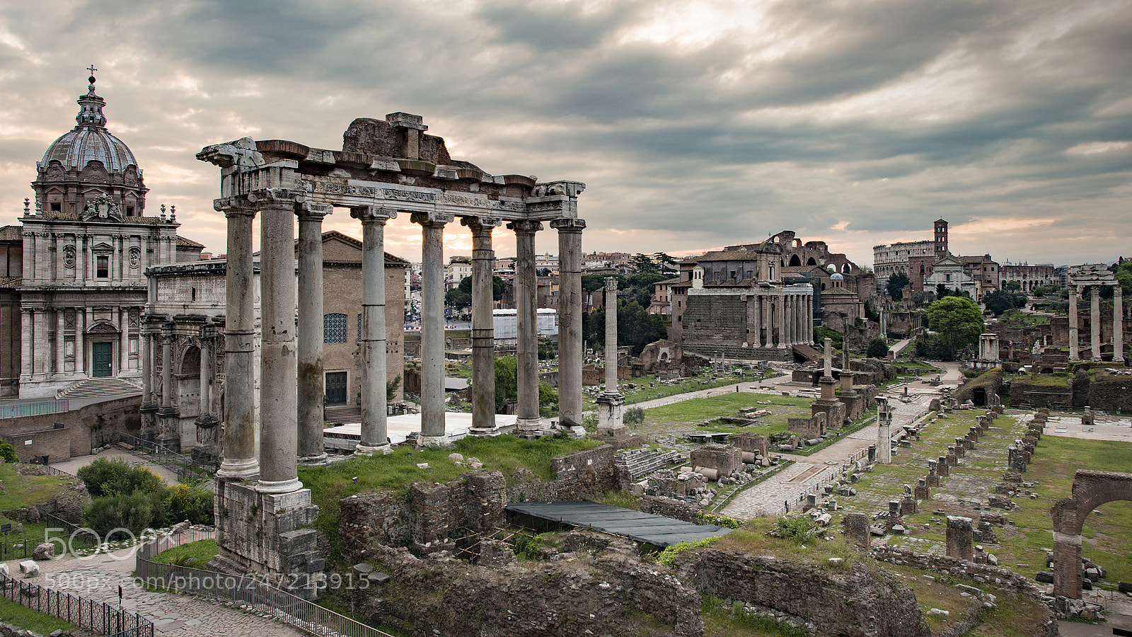 Nikon D800 sample photo. Sunrise over rome photography