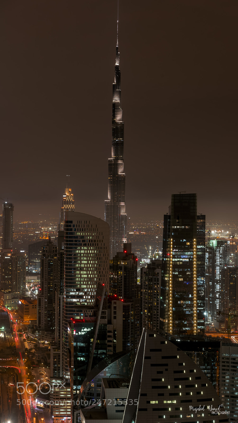 Nikon D810 sample photo. Burj khalifa view photography