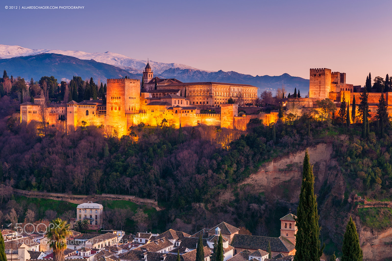 Nikon D700 sample photo. Alhambra granada spain photography