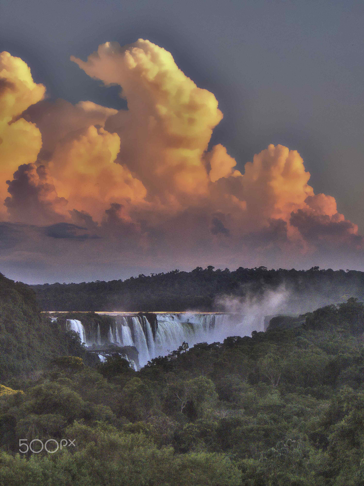Kodak EasyShare Z990 (EasyShare Max) sample photo. Iguazu sundown [argentina] photography