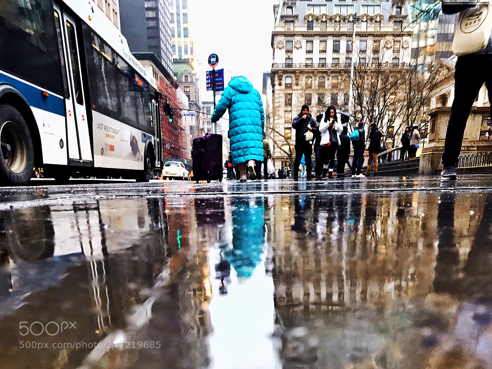 Apple iPhone 7 sample photo. Reflections in a raining photography