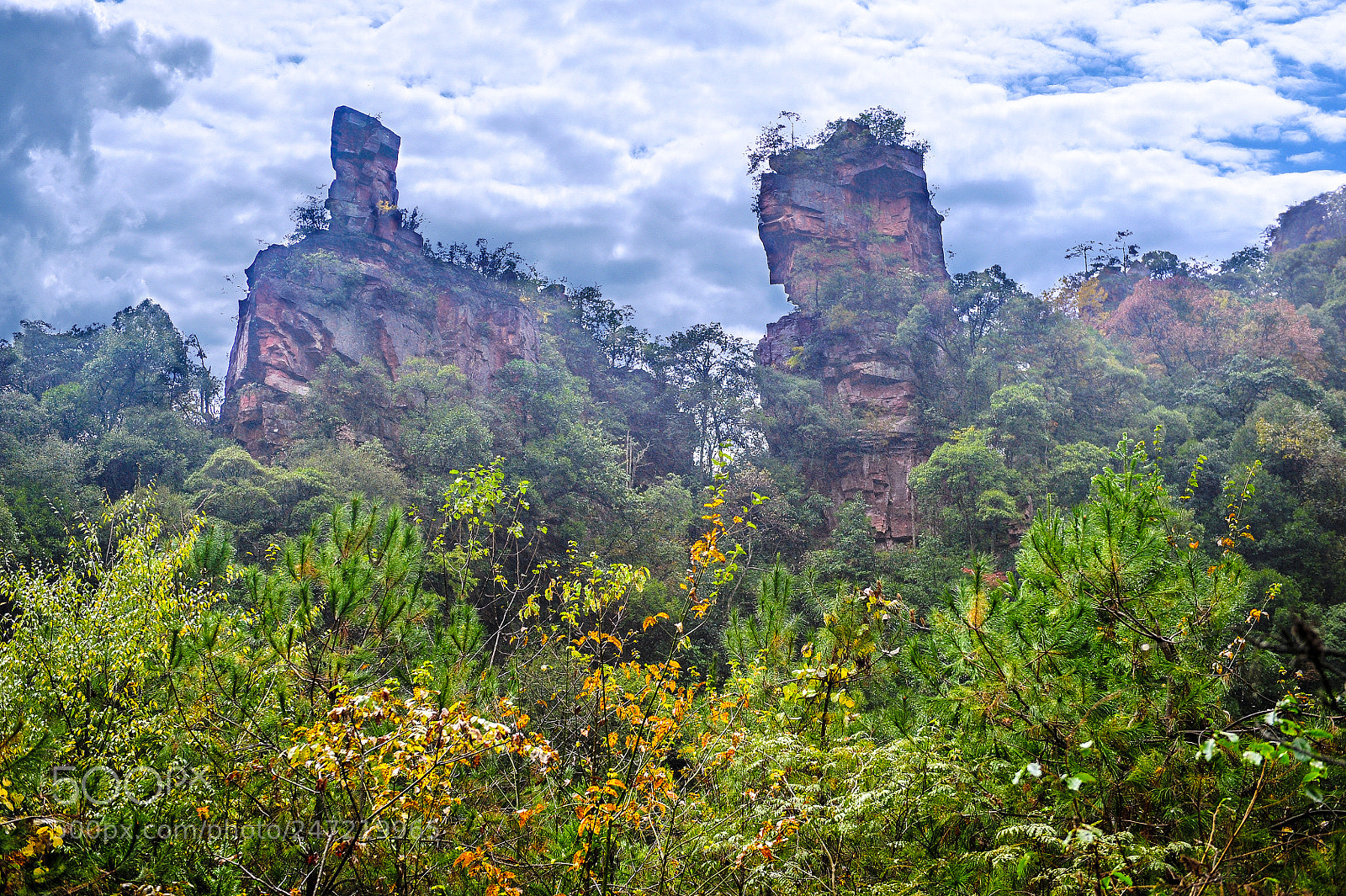 Nikon D700 sample photo. Mountains in china photography