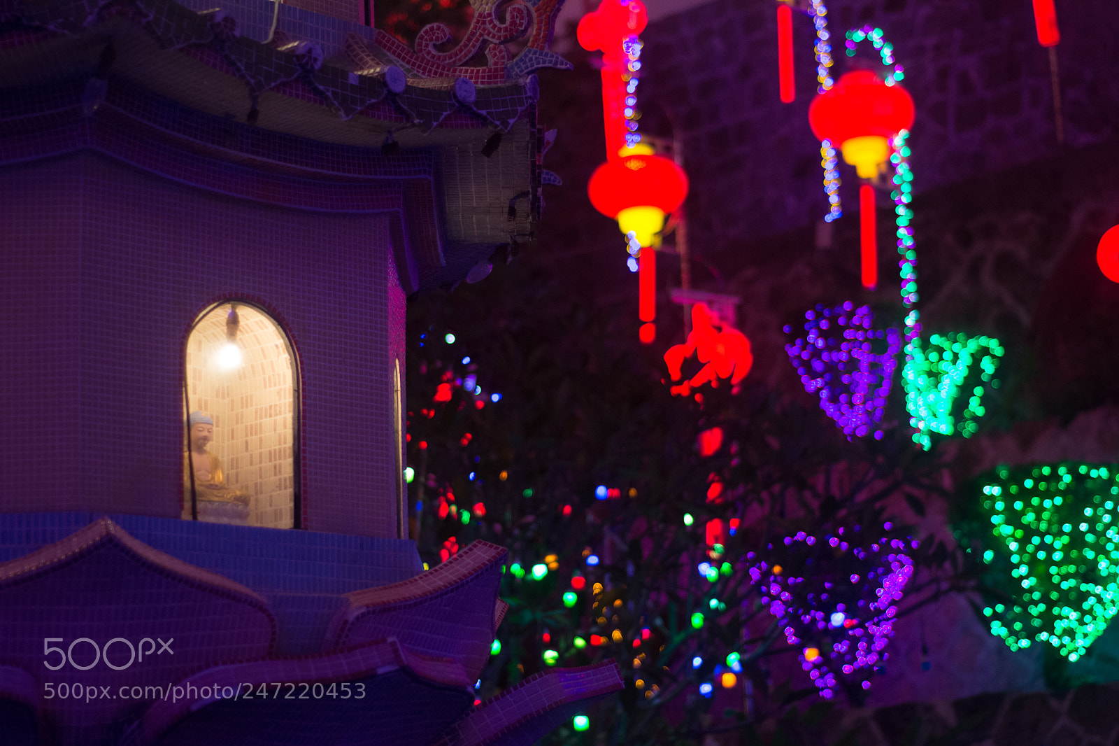 Nikon D7100 sample photo. Temple lights photography