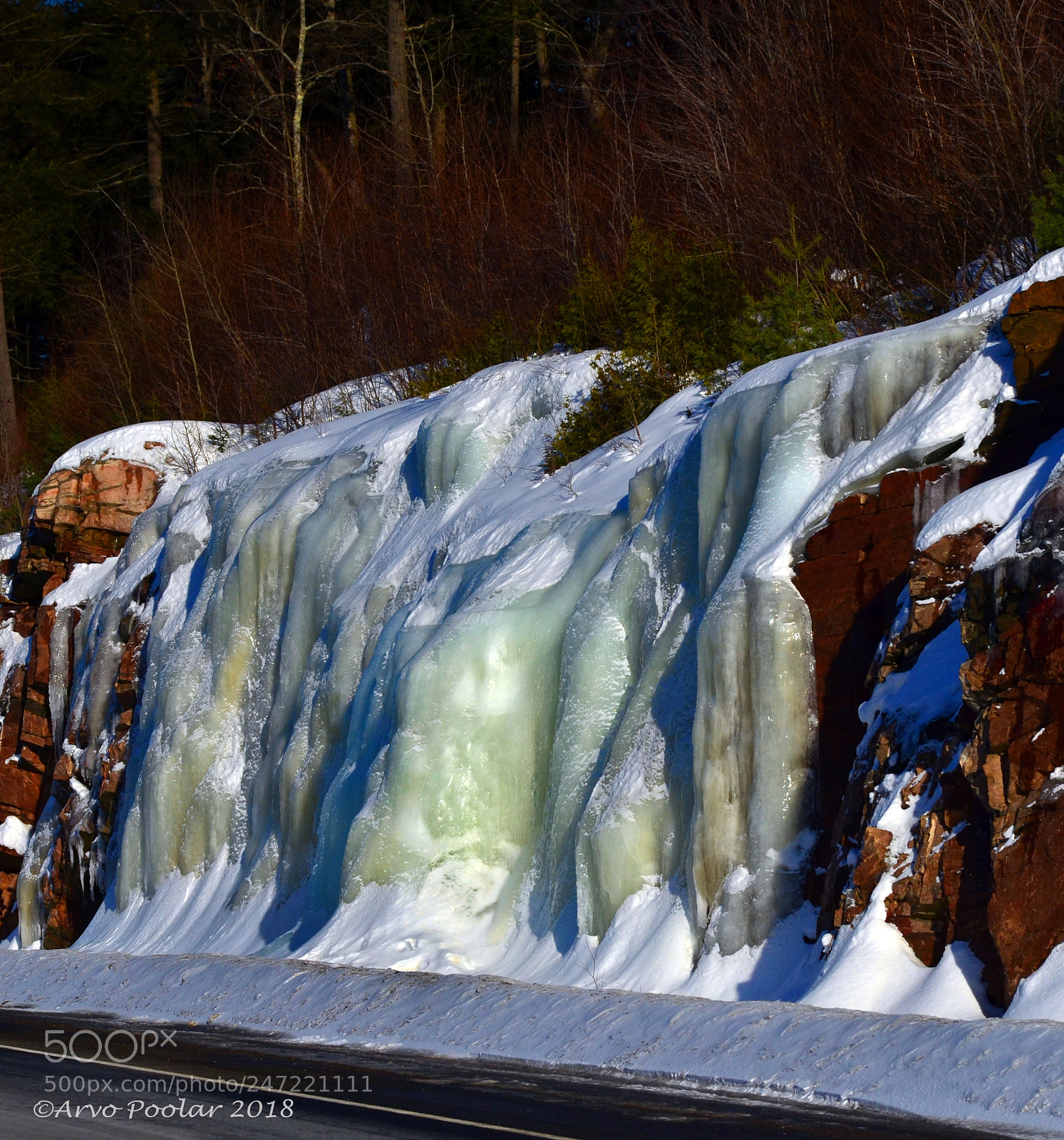 Nikon D7000 sample photo. Algonquin winter icy scenery photography