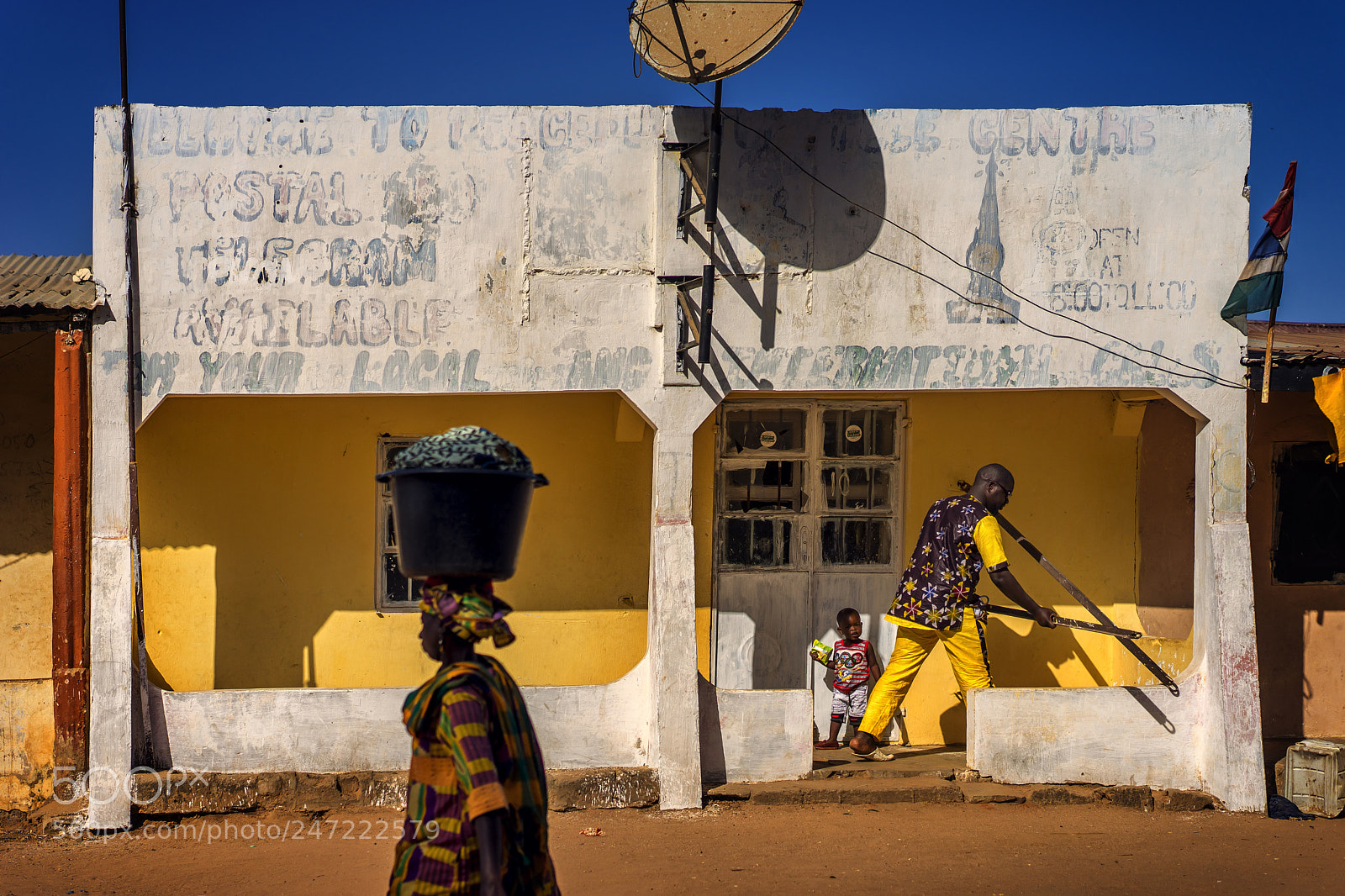 Sony a7 II sample photo. Opening the pharmacy, gambia photography