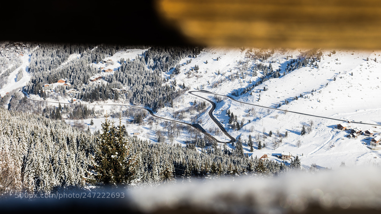 Canon EOS 750D (EOS Rebel T6i / EOS Kiss X8i) sample photo. Winter road photography