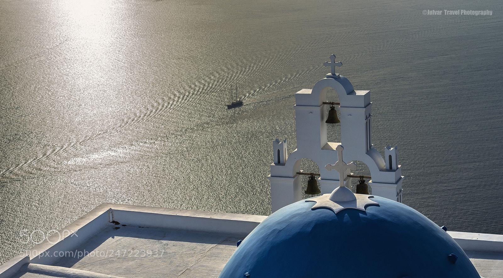 Nikon D610 sample photo. Postcard from santorini photography