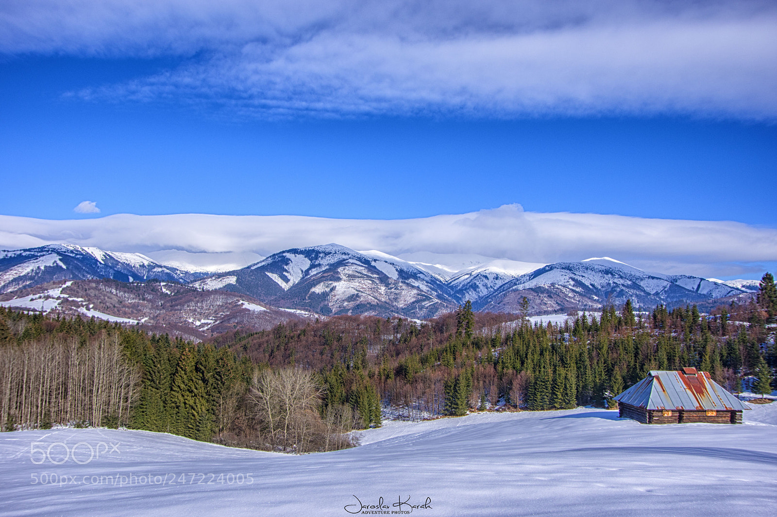 Pentax K-70 sample photo. Winter in horehronie region photography