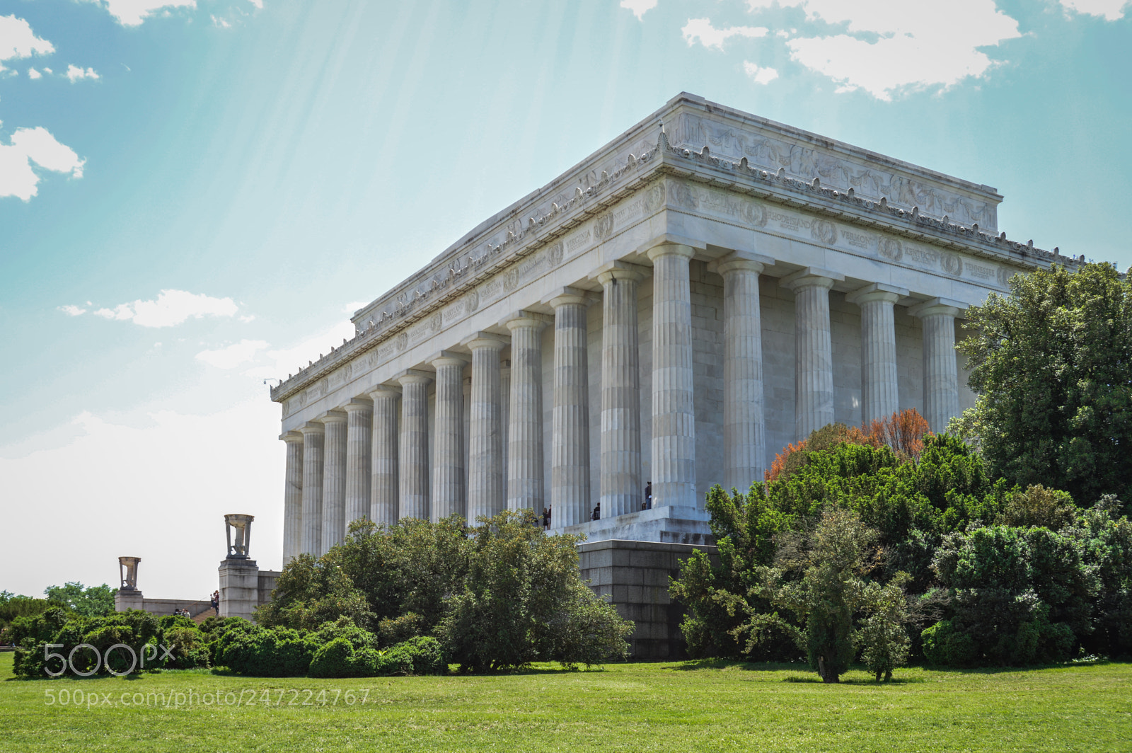 Nikon D3200 sample photo. Lincoln memorial photography