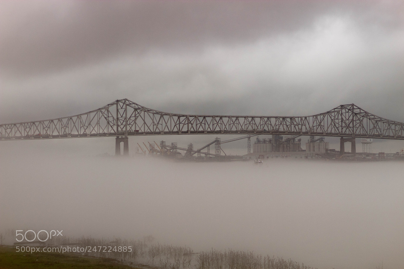 Canon EOS 1300D (EOS Rebel T6 / EOS Kiss X80) sample photo. Fog on the mississippi photography