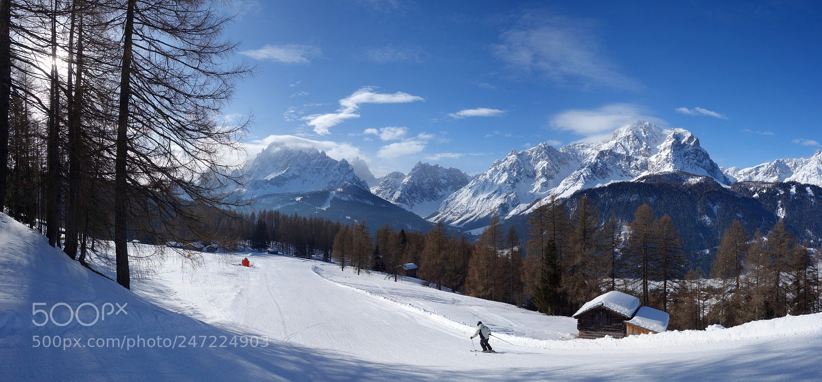 Sony Cyber-shot DSC-RX100 sample photo. Skiing in dolomites photography