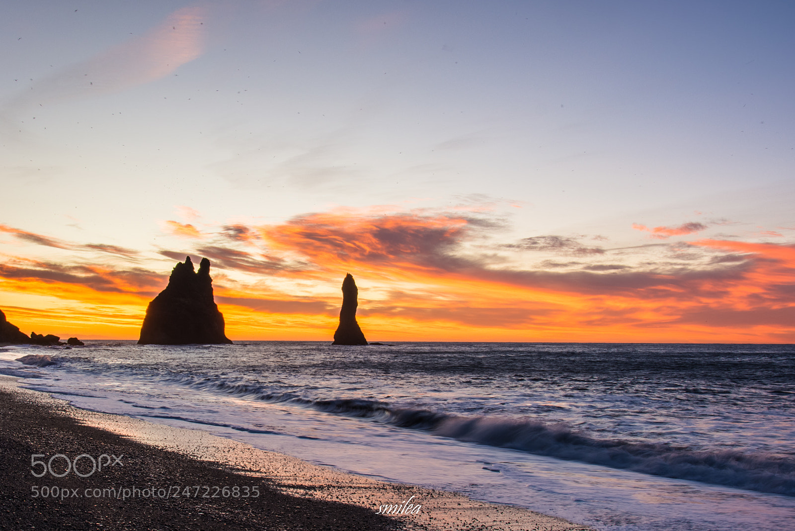 Nikon D7100 sample photo. Sunrise at black sand photography