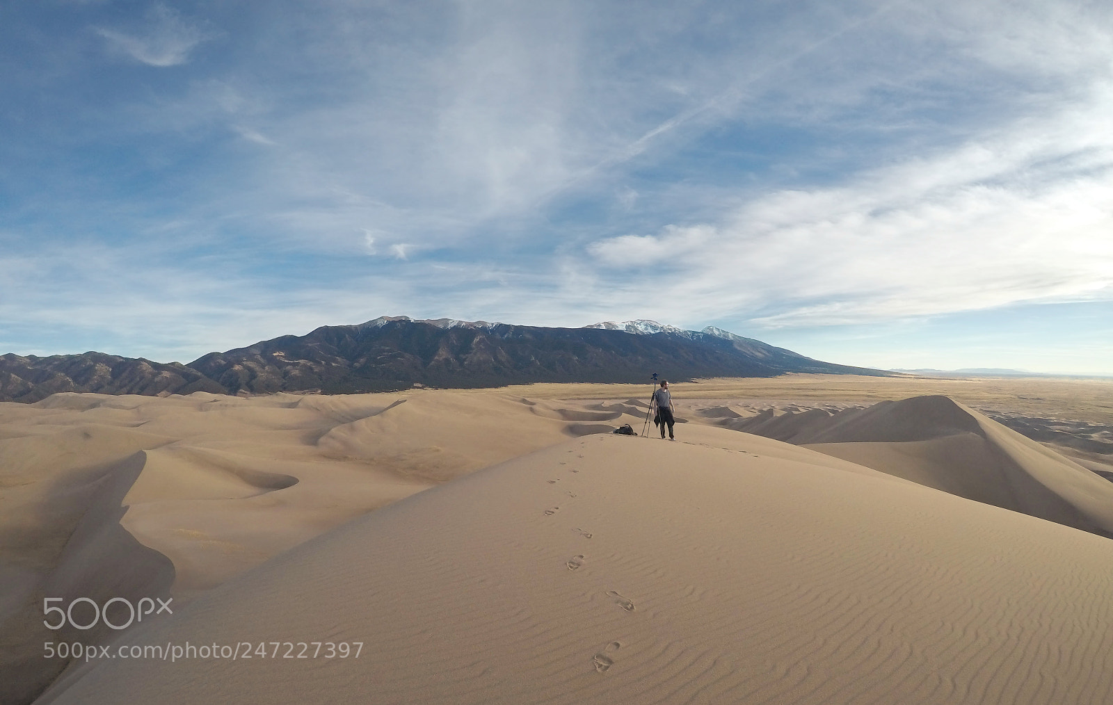 GoPro Hero5 Black sample photo. Contemplating the dunes photography