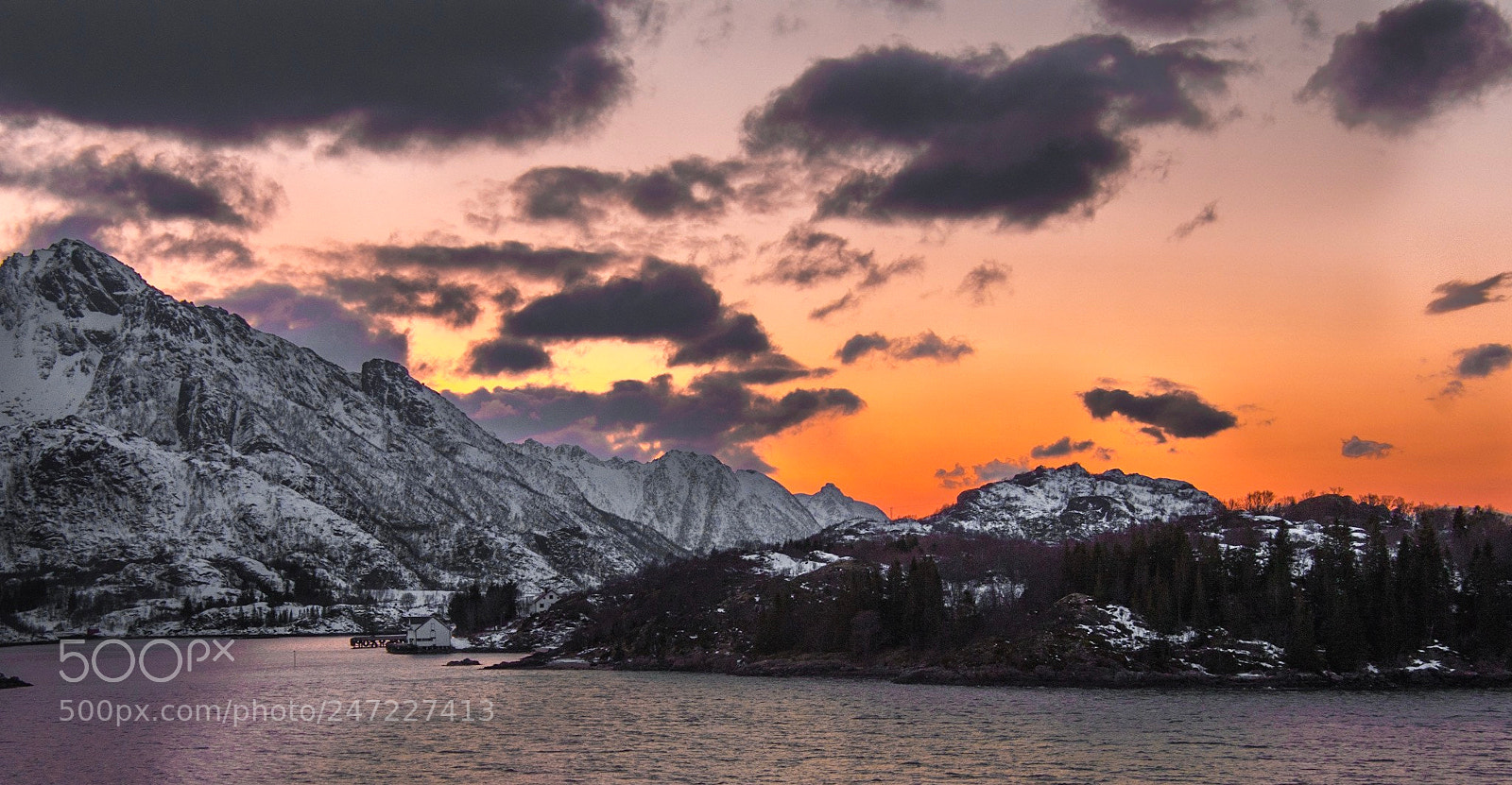 Nikon D7500 sample photo. Sunset behind the mountain photography