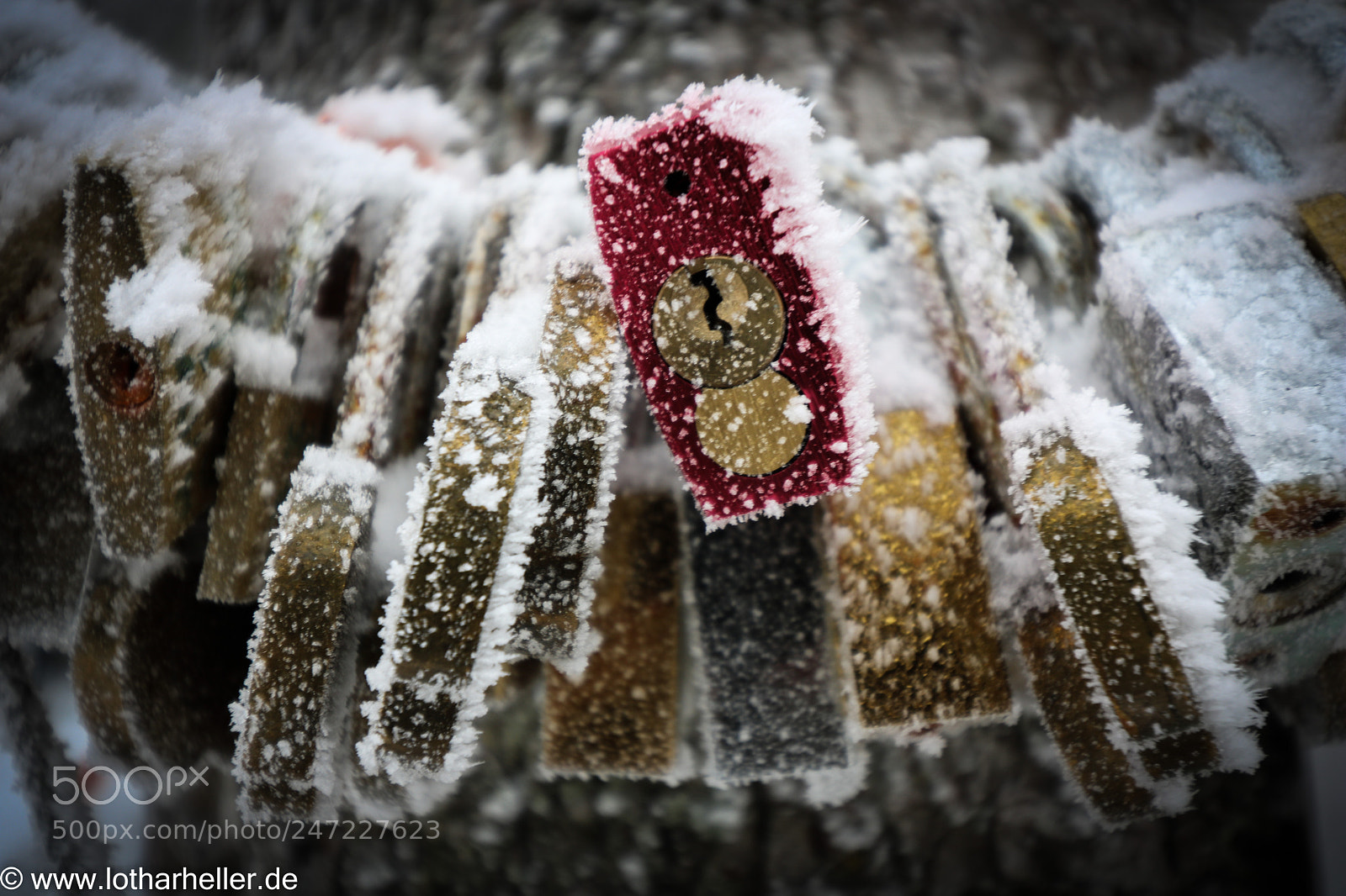 Canon EOS 750D (EOS Rebel T6i / EOS Kiss X8i) sample photo. Winter lock photography