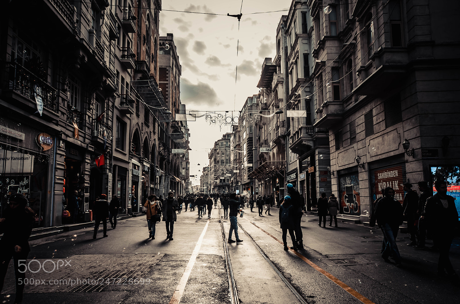 Nikon D5100 sample photo. Streets of taksim photography
