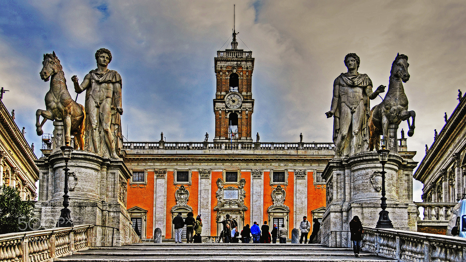 Nikon D200 sample photo. Rome les dioscures photography