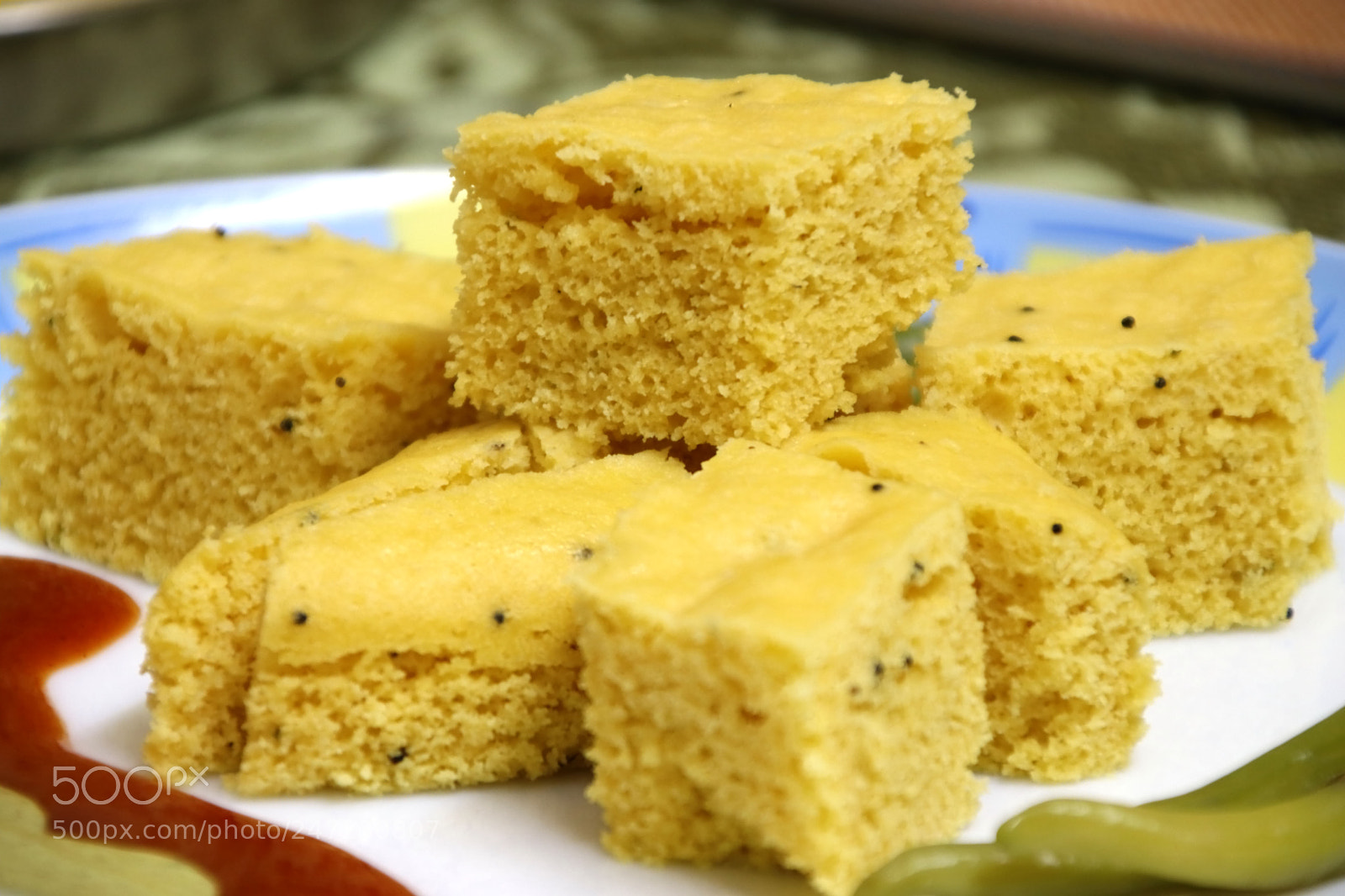 Canon EOS 80D sample photo. Dhokla photography
