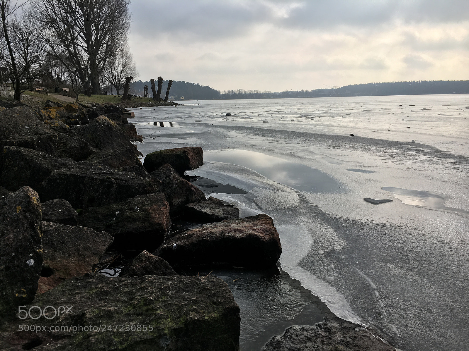 Apple iPhone 6s sample photo. Frozen sea photography