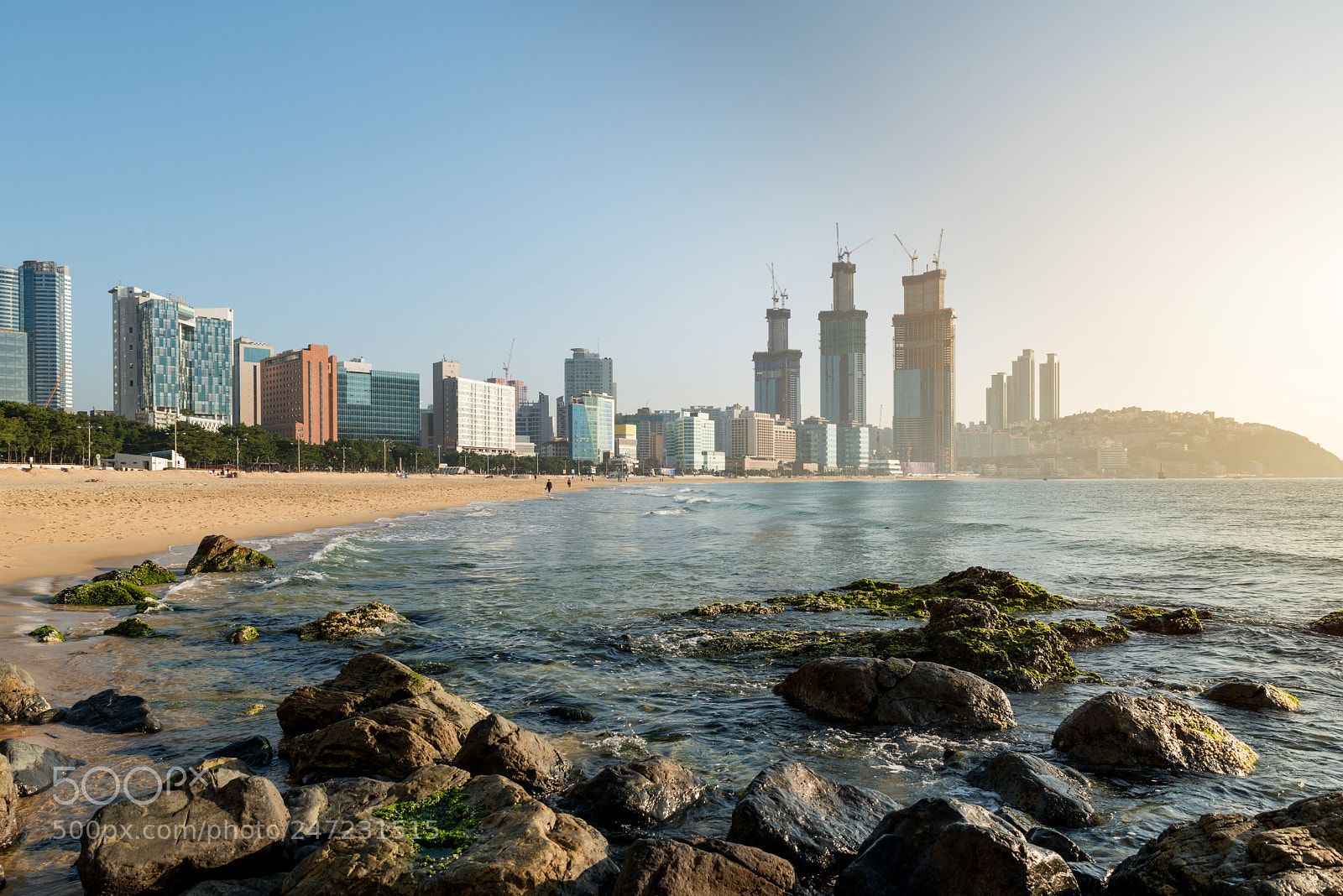 Nikon D800 sample photo. View of haeundae beach photography