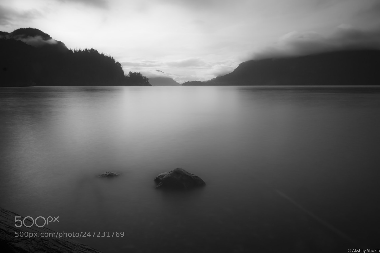 Canon EOS 80D sample photo. Porteau cove b&w photography